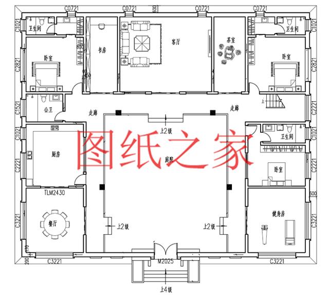 二三百平米大戶型獨棟別墅，第三套是四合院，一般人可建不起！