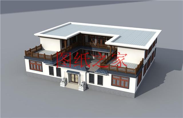 二三百平米大戶型獨棟別墅，第三套是四合院，一般人可建不起！