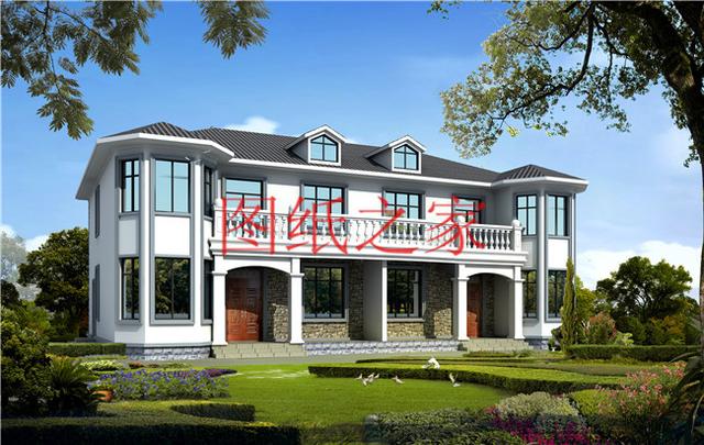 三套單戶占地110平米的雙拼別墅，建成后兄弟倆絕對面子十足！