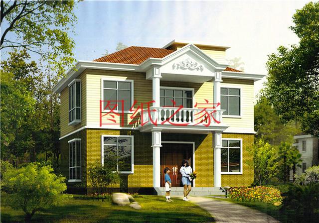 4套100平米左右的二層別墅，美觀大氣、方正實(shí)用，大家都喜歡！