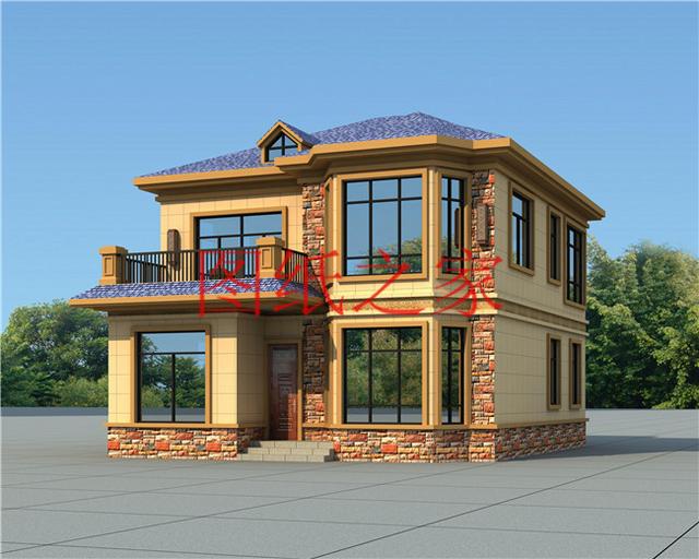 4套100平米左右的二層別墅，美觀大氣、方正實(shí)用，大家都喜歡！