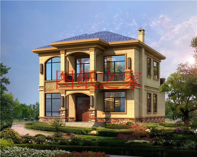 4套100平米左右的二層別墅，美觀大氣、方正實(shí)用，大家都喜歡！