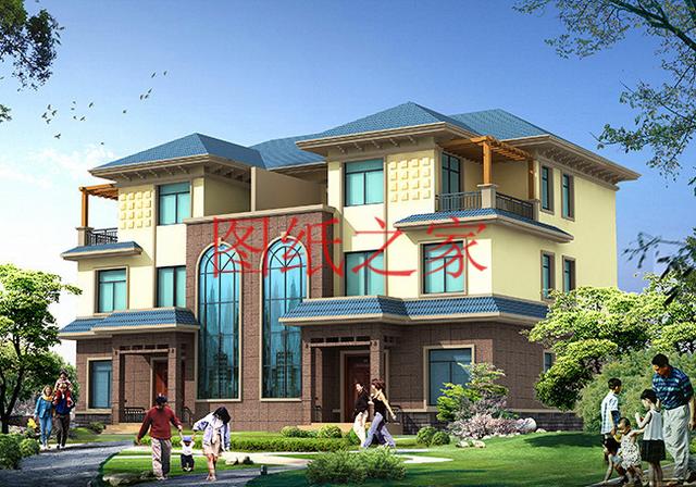 推薦6套三層農(nóng)村雙拼別墅，比獨(dú)棟別墅更加大氣實(shí)惠！