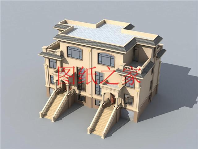 推薦6套三層農(nóng)村雙拼別墅，比獨(dú)棟別墅更加大氣實(shí)惠！