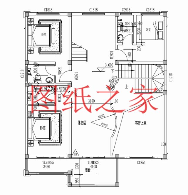 12X13米三層別墅戶型設(shè)計，功能性強，符合現(xiàn)代人的生活需求