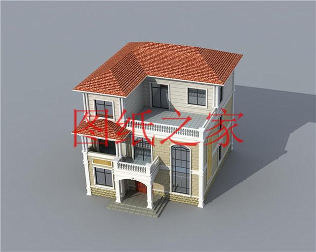 12X13米三層別墅戶型設(shè)計，功能性強，符合現(xiàn)代人的生活需求