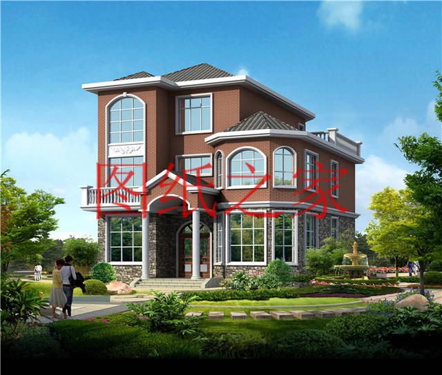 12X13米三層別墅戶型設(shè)計，功能性強，符合現(xiàn)代人的生活需求