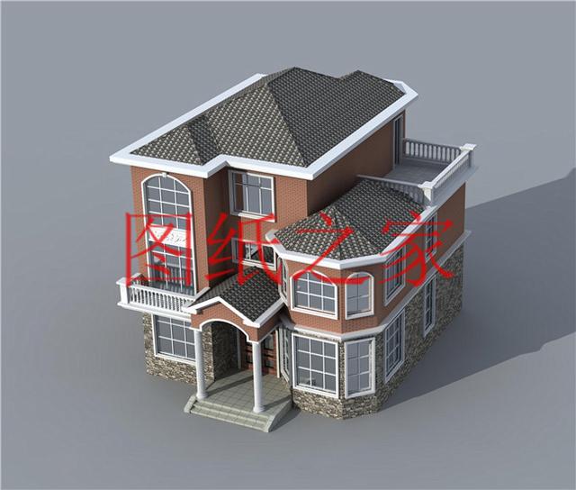 12X13米三層別墅戶型設(shè)計，功能性強，符合現(xiàn)代人的生活需求