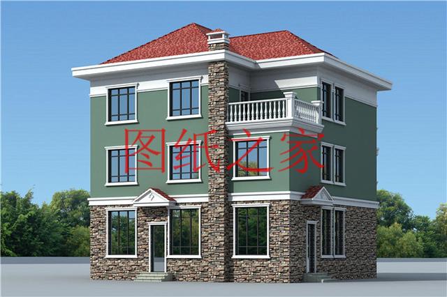 12X13米三層別墅戶型設(shè)計，功能性強，符合現(xiàn)代人的生活需求