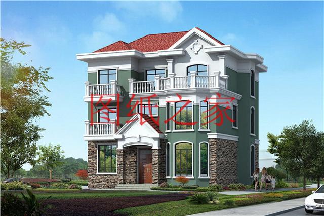 12X13米三層別墅戶型設(shè)計，功能性強，符合現(xiàn)代人的生活需求