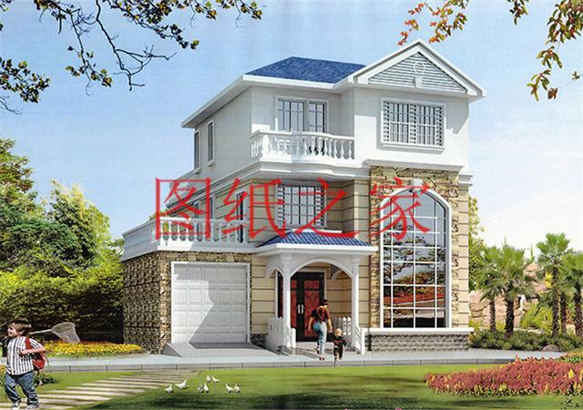 12X13米三層別墅戶型設(shè)計，功能性強，符合現(xiàn)代人的生活需求