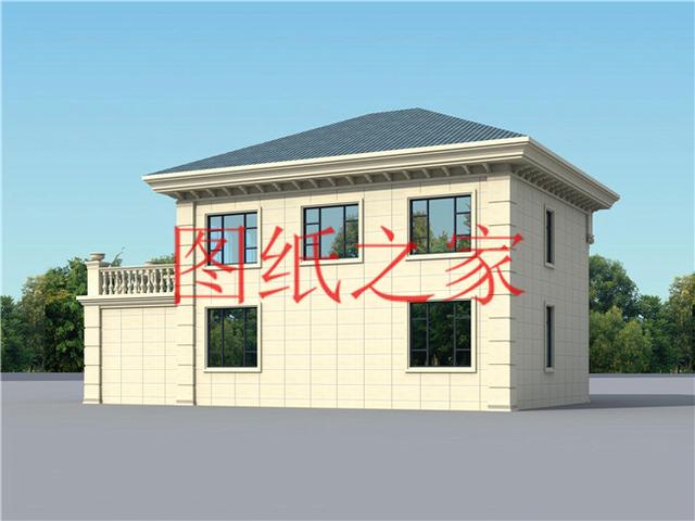 時尚大氣又溫馨實用的農村二層別墅設計，非常適合農村修建！