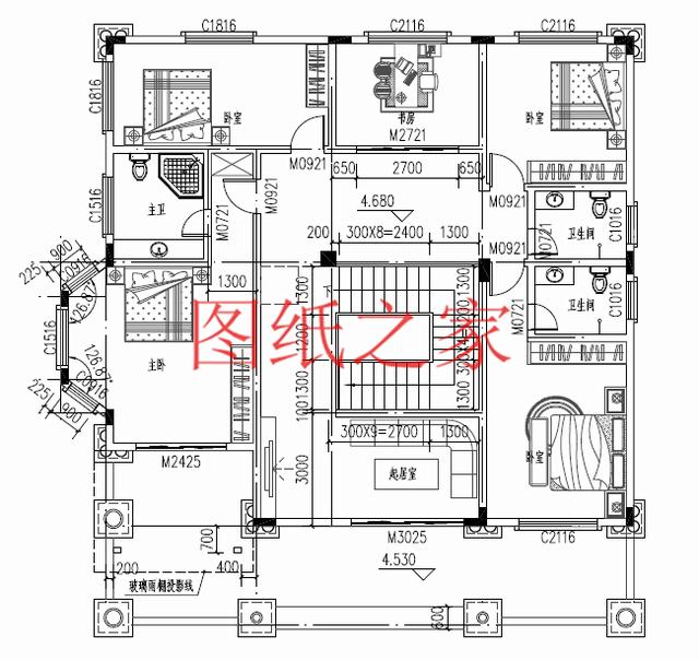 農(nóng)村自建獨棟二層別墅，方正大戶型，實用又奢華！