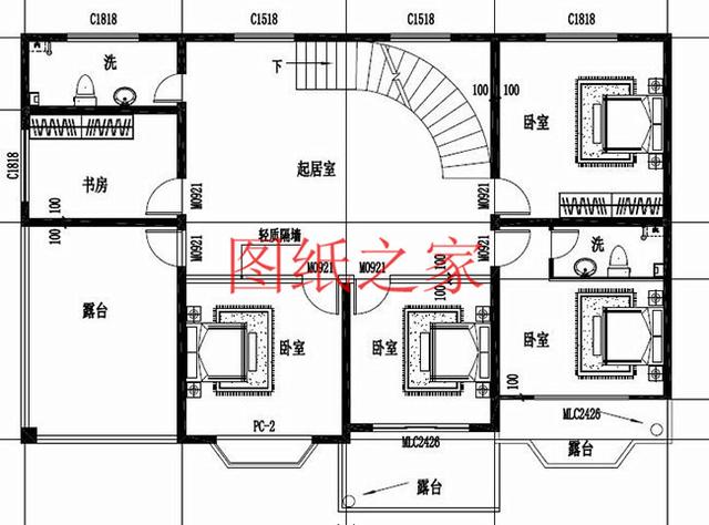 進(jìn)深不到10米的170平米二層別墅，你覺得漂亮嗎，一起來看看！