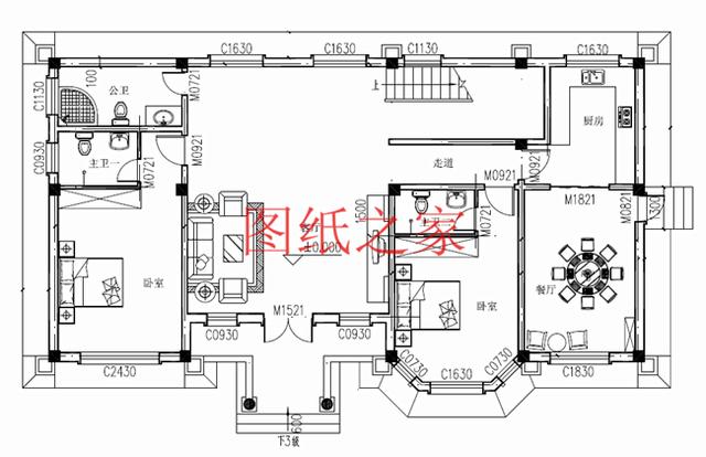 進(jìn)深不到10米的170平米二層別墅，你覺得漂亮嗎，一起來看看！