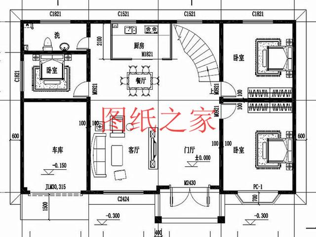 進(jìn)深不到10米的170平米二層別墅，你覺得漂亮嗎，一起來看看！