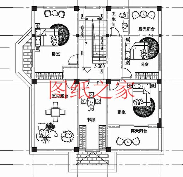 13X12米、12X13米兩種尺寸的二層別墅，快把宅基地利用起來吧！