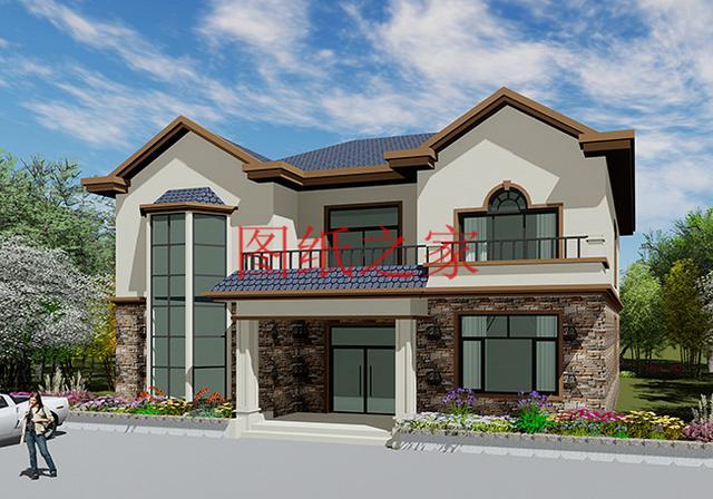 3套農(nóng)村二層別墅，15米X12米、12米X15米，你更喜歡哪個(gè)戶(hù)型？