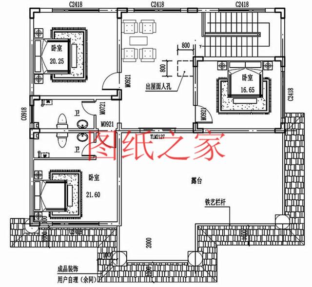 3套140平三層別墅，尺寸分別是11X13米和13X11米，供大家參考！