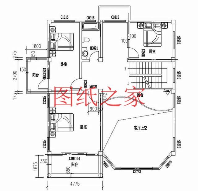 3套140平三層別墅，尺寸分別是11X13米和13X11米，供大家參考！