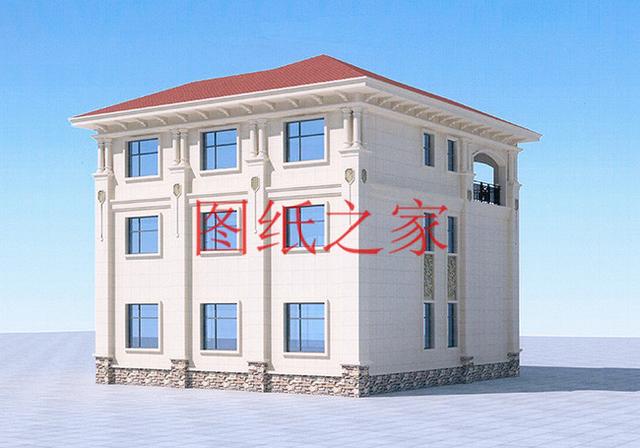 歐式三層農(nóng)村別墅，13X15米、15X13米還帶露臺(tái)，美觀大氣上檔次！