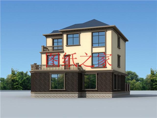 5套15X13米農(nóng)村三層別墅，家是避風(fēng)港，需要用心來建造！