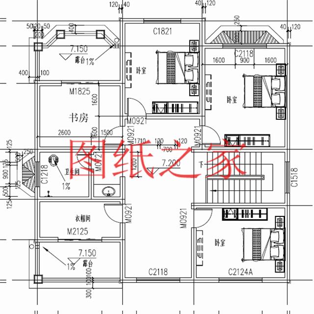 5套15X13米農(nóng)村三層別墅，家是避風(fēng)港，需要用心來建造！