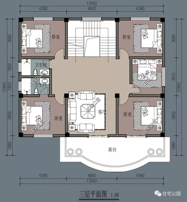 這棟歐式別墅建好之后，農(nóng)村過年聚會再也不怕客人留宿