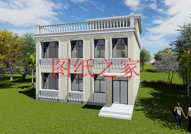 小宅基地就建一套11X12米農(nóng)村二層別墅，造價才20萬，經(jīng)濟實用！