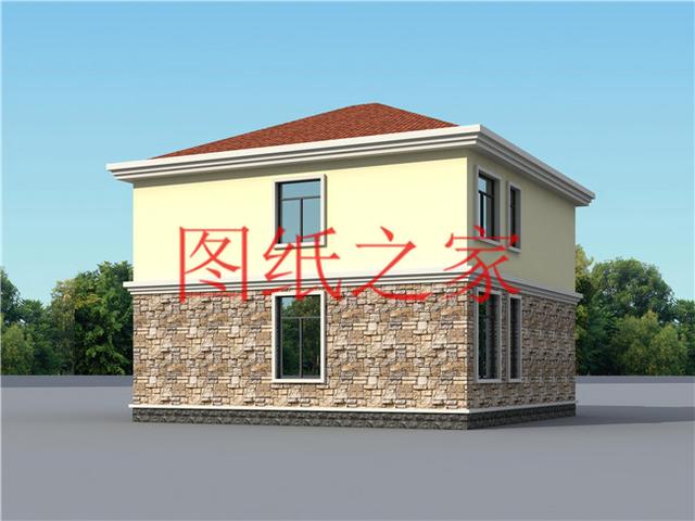 小宅基地就建一套11X12米農(nóng)村二層別墅，造價才20萬，經(jīng)濟實用！