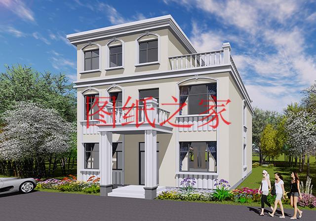 小宅基地就建一套11X12米農(nóng)村二層別墅，造價才20萬，經(jīng)濟實用！