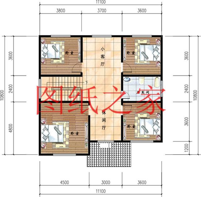 小宅基地就建一套11X12米農(nóng)村二層別墅，造價才20萬，經(jīng)濟實用！