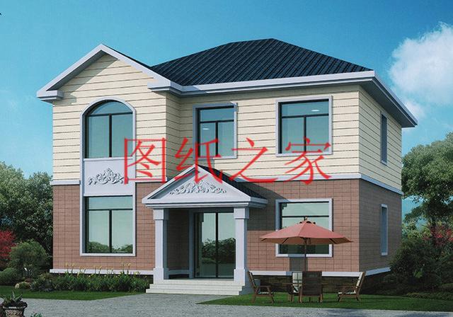 小宅基地就建一套11X12米農(nóng)村二層別墅，造價才20萬，經(jīng)濟實用！