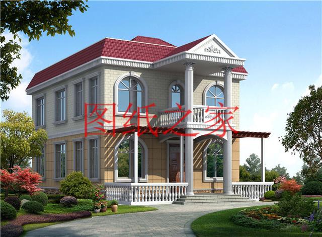 120平農村二層別墅，12X10米、10X12米兩種尺寸，25萬搞定！