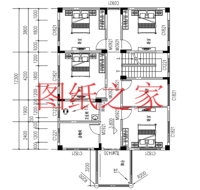120平農村二層別墅，12X10米、10X12米兩種尺寸，25萬搞定！