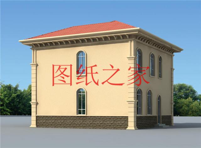 120平農村二層別墅，12X10米、10X12米兩種尺寸，25萬搞定！