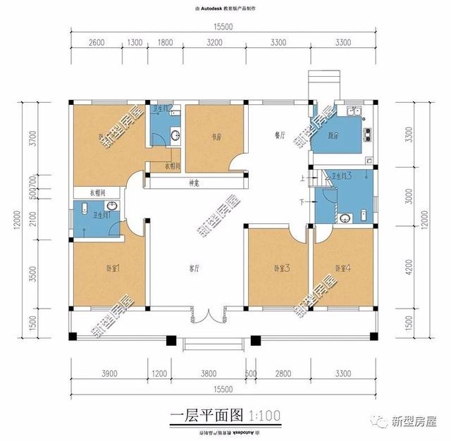 就怕貨比貨得扔，這6套農(nóng)村平層別墅戶型設(shè)計(jì)，應(yīng)該建哪個(gè)一目了然