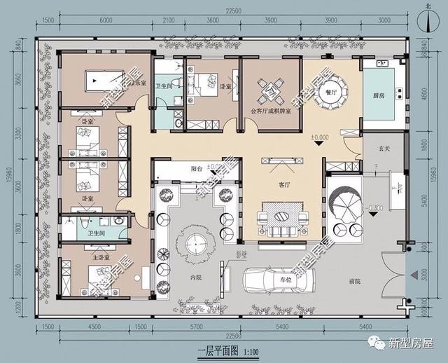 就怕貨比貨得扔，這6套農(nóng)村平層別墅戶型設(shè)計(jì)，應(yīng)該建哪個(gè)一目了然