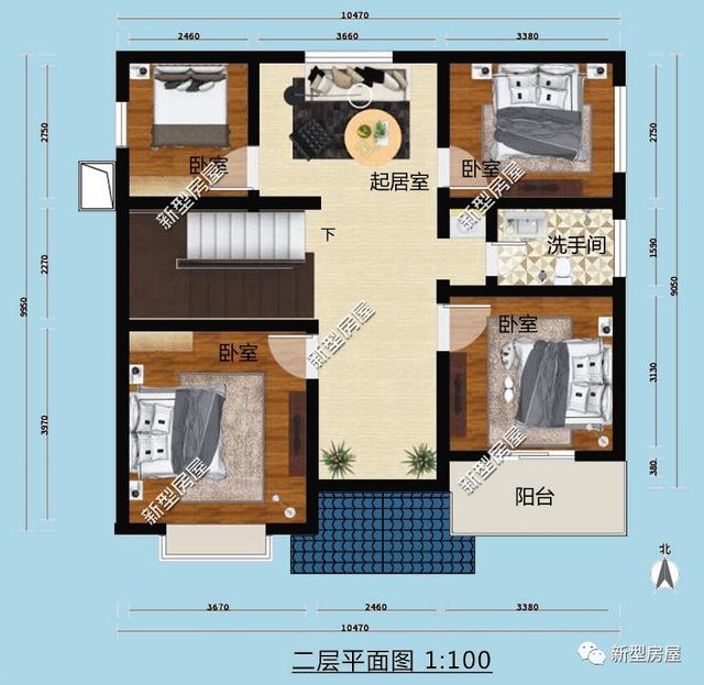 有了5套歐式農(nóng)村別墅圖紙，實現(xiàn)我的別墅夢就差宅基地和錢了！
