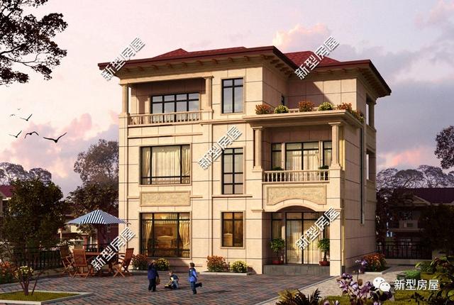 有了5套歐式農(nóng)村別墅圖紙，實現(xiàn)我的別墅夢就差宅基地和錢了！