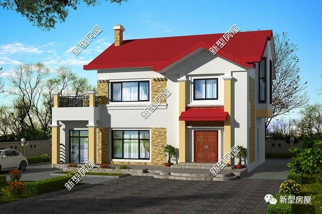 有了5套歐式農(nóng)村別墅圖紙，實現(xiàn)我的別墅夢就差宅基地和錢了！