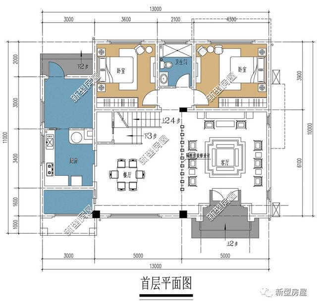 有了5套歐式農(nóng)村別墅圖紙，實現(xiàn)我的別墅夢就差宅基地和錢了！