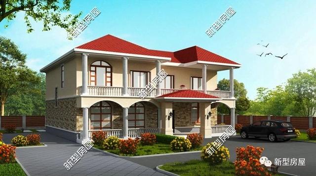 有了5套歐式農(nóng)村別墅圖紙，實現(xiàn)我的別墅夢就差宅基地和錢了！