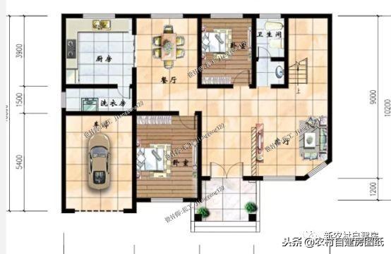 專為2024年建房者定制，7套帶車庫(kù)的農(nóng)村小別墅，第5套最美！