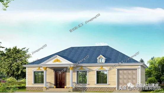 專為2024年建房者定制，7套帶車庫(kù)的農(nóng)村小別墅，第5套最美！