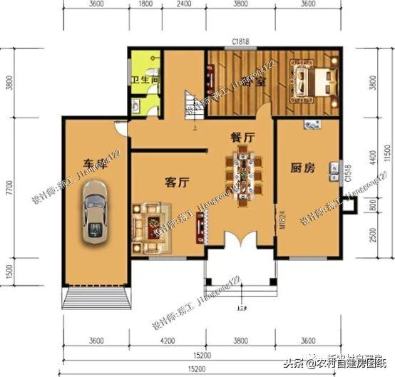 專為2024年建房者定制，7套帶車庫(kù)的農(nóng)村小別墅，第5套最美！