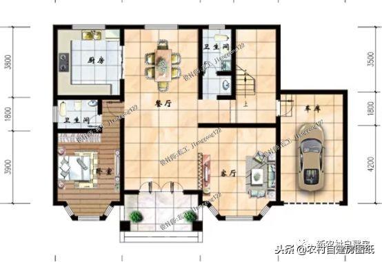 專為2024年建房者定制，7套帶車庫(kù)的農(nóng)村小別墅，第5套最美！