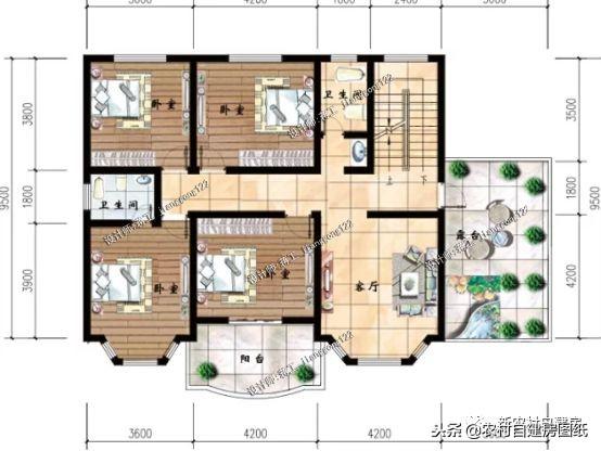 專為2024年建房者定制，7套帶車庫(kù)的農(nóng)村小別墅，第5套最美！