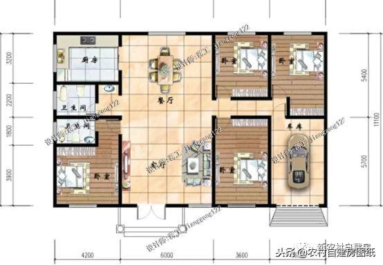 專為2024年建房者定制，7套帶車庫(kù)的農(nóng)村小別墅，第5套最美！