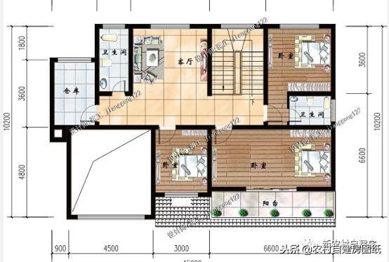 專為2024年建房者定制，7套帶車庫(kù)的農(nóng)村小別墅，第5套最美！